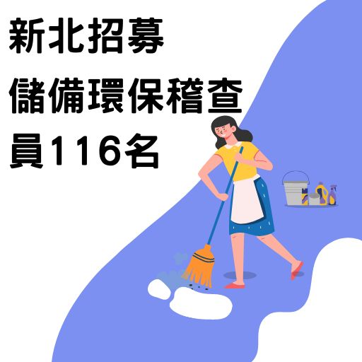 新北招募116名儲備環保稽查員